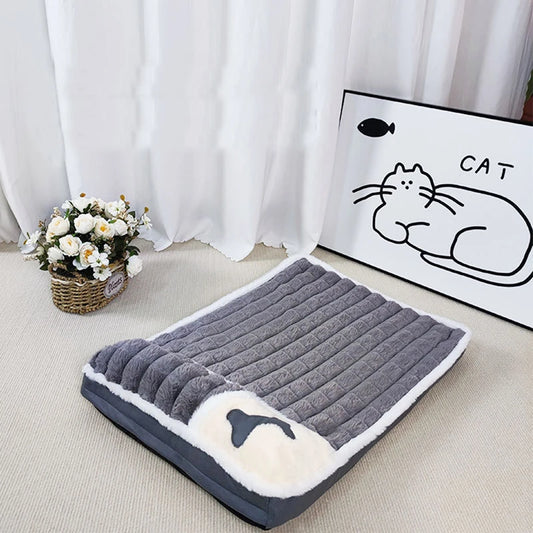 "Pet Snuggle Mat: A Plush Haven for Your Beloved Companion