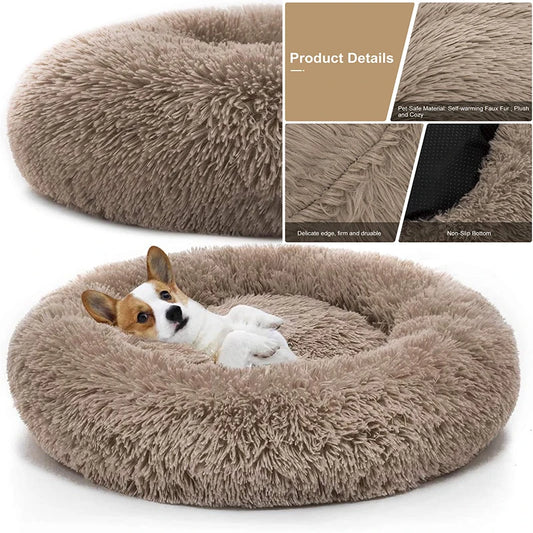 Luxury Faux Fur Cuddler: Dreamy Comfort for Your Pet